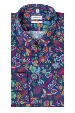 Фото рубашки Shaped Fit Рубашка SEIDENSTICKER, цвет синий