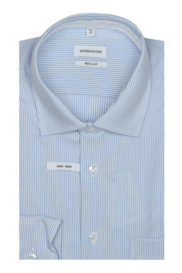 Фото рубашки Прямой силуэт Рубашка SEIDENSTICKER, цвет голубой