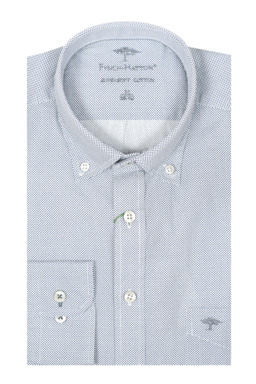 Фото рубашки Прямой силуэт Рубашка FYNCH HATTON, цвет белый