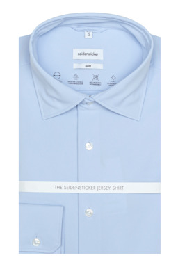 Фото рубашки Полуприлегающий силуэт Рубашка SEIDENSTICKER, цвет голубой