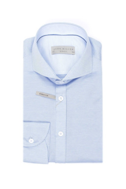 Фото рубашки Полуприлегающий силуэт Рубашка JOHN MILLER, цвет голубой