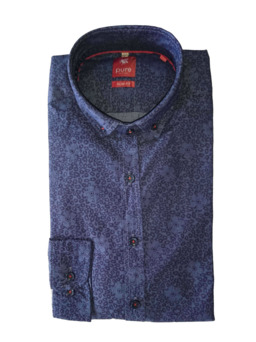 Фото рубашки Полуприлегающий силуэт Рубашка PURE, цвет синий